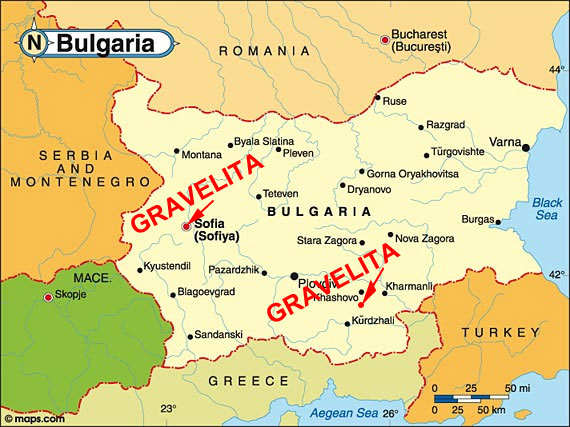Bulgaria Map